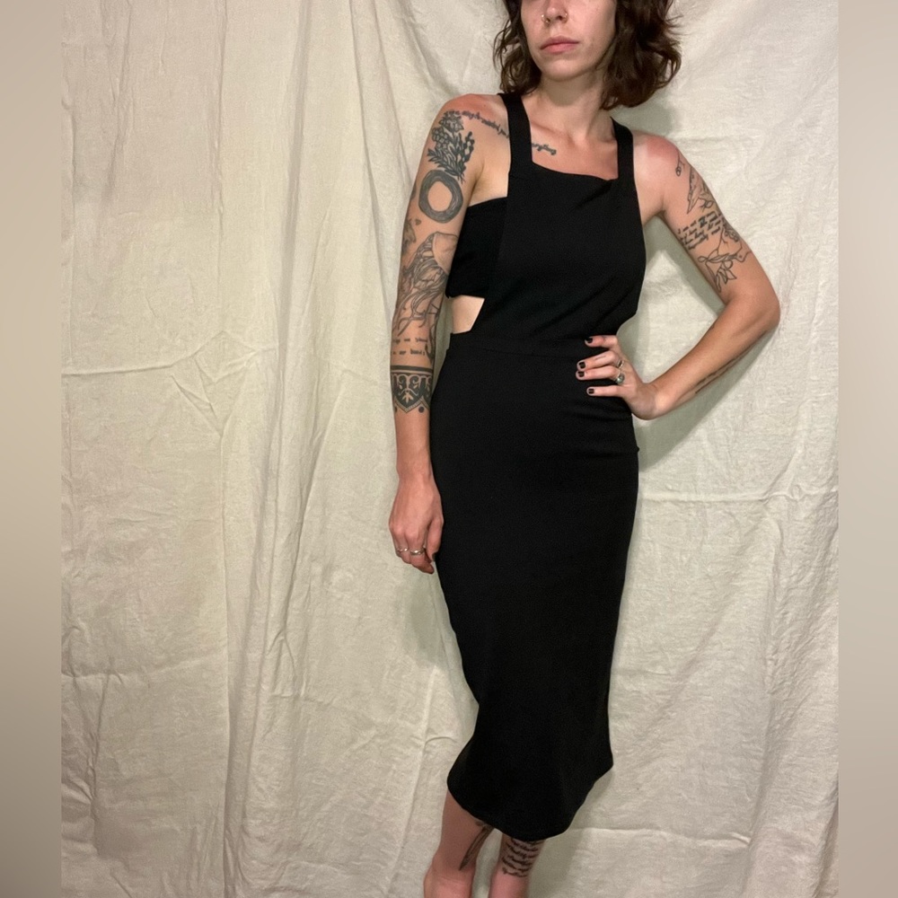 ASOS overall style midi dress